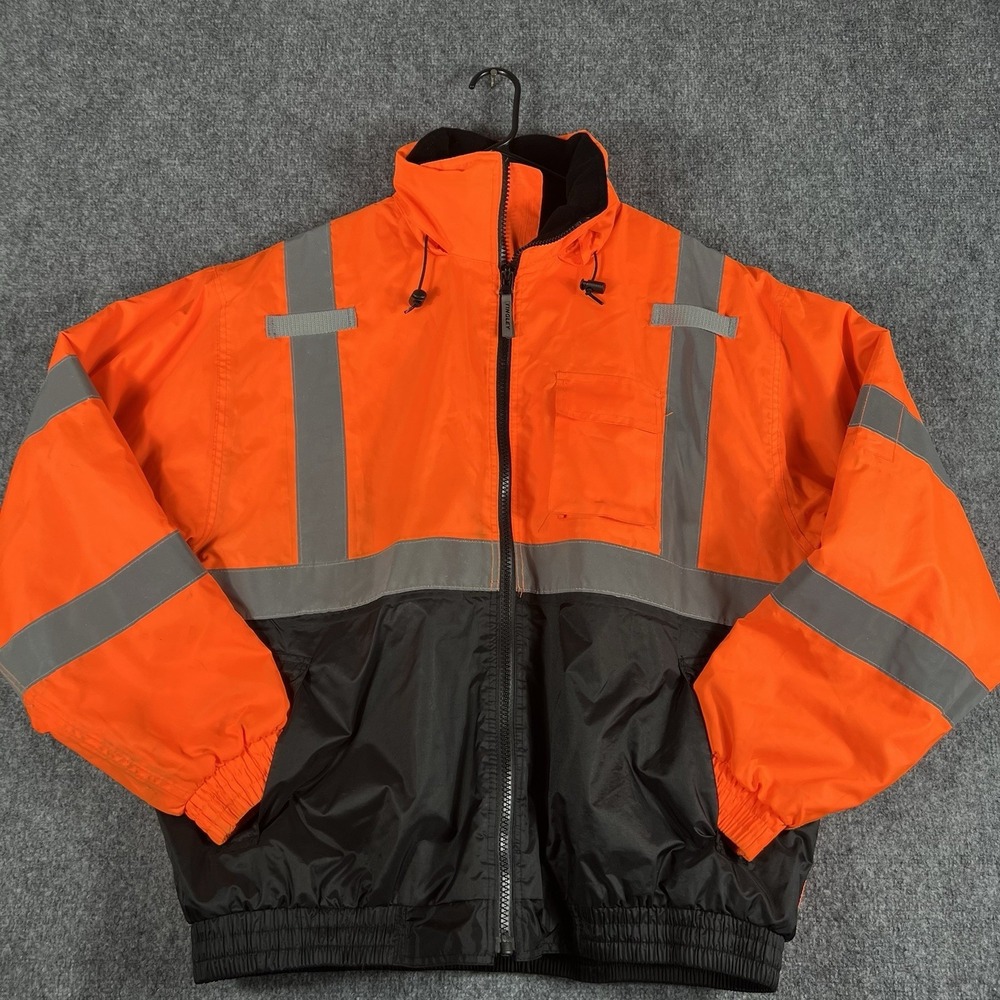 Tingley Hi Vis‎ Safety Jacket 3XL Orange Reflective Waterproof Work Coat